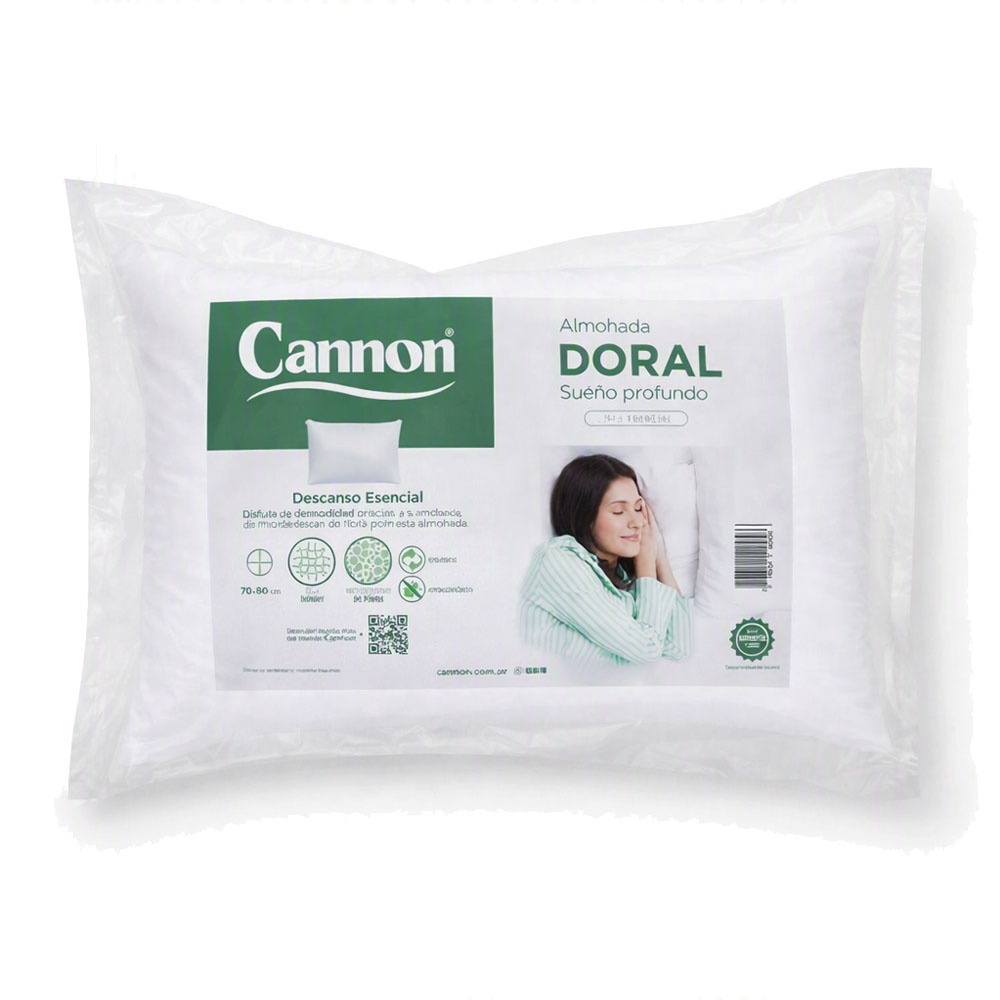 Almohada Cannon Doral Siliconada 90x50x16