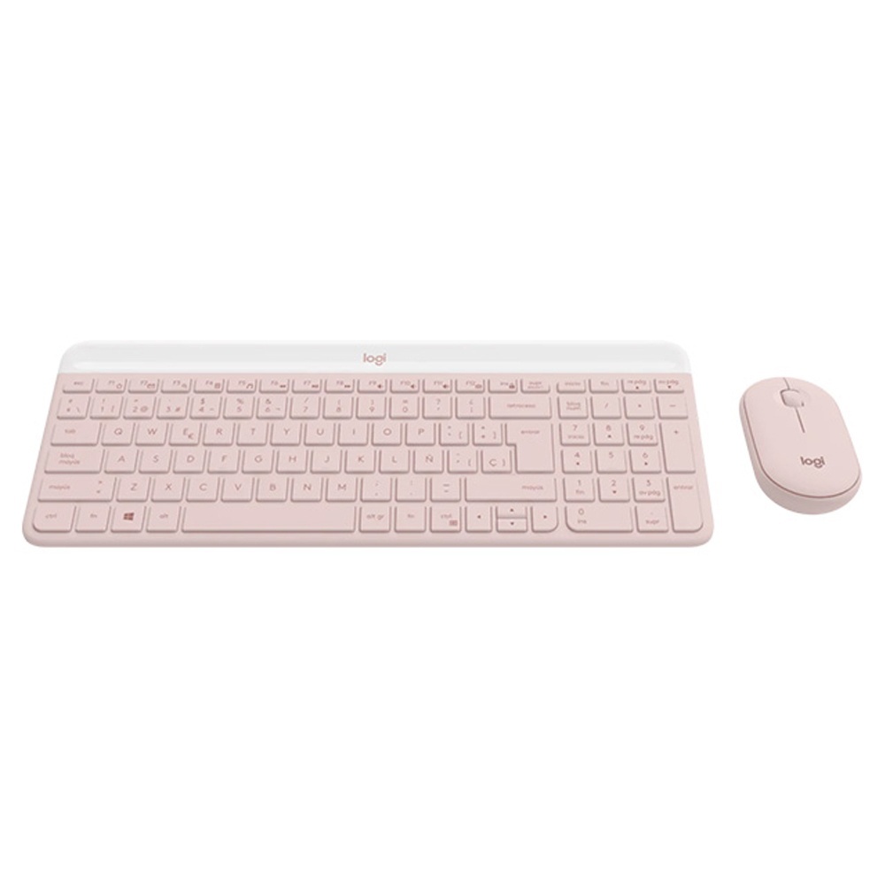 Teclado y Mouse Logitech Wir MK470 Slim Rose 920-011312