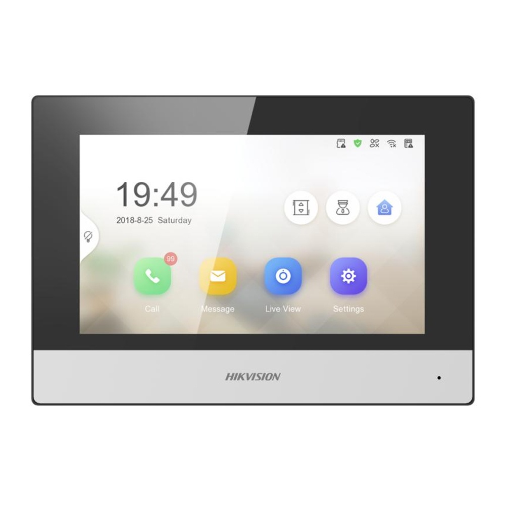 Pantalla IP Hikvision WIFI 7" para Video Intercom