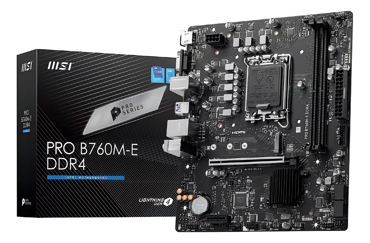 Mother MSI PRO B760M-E DDR4 1700