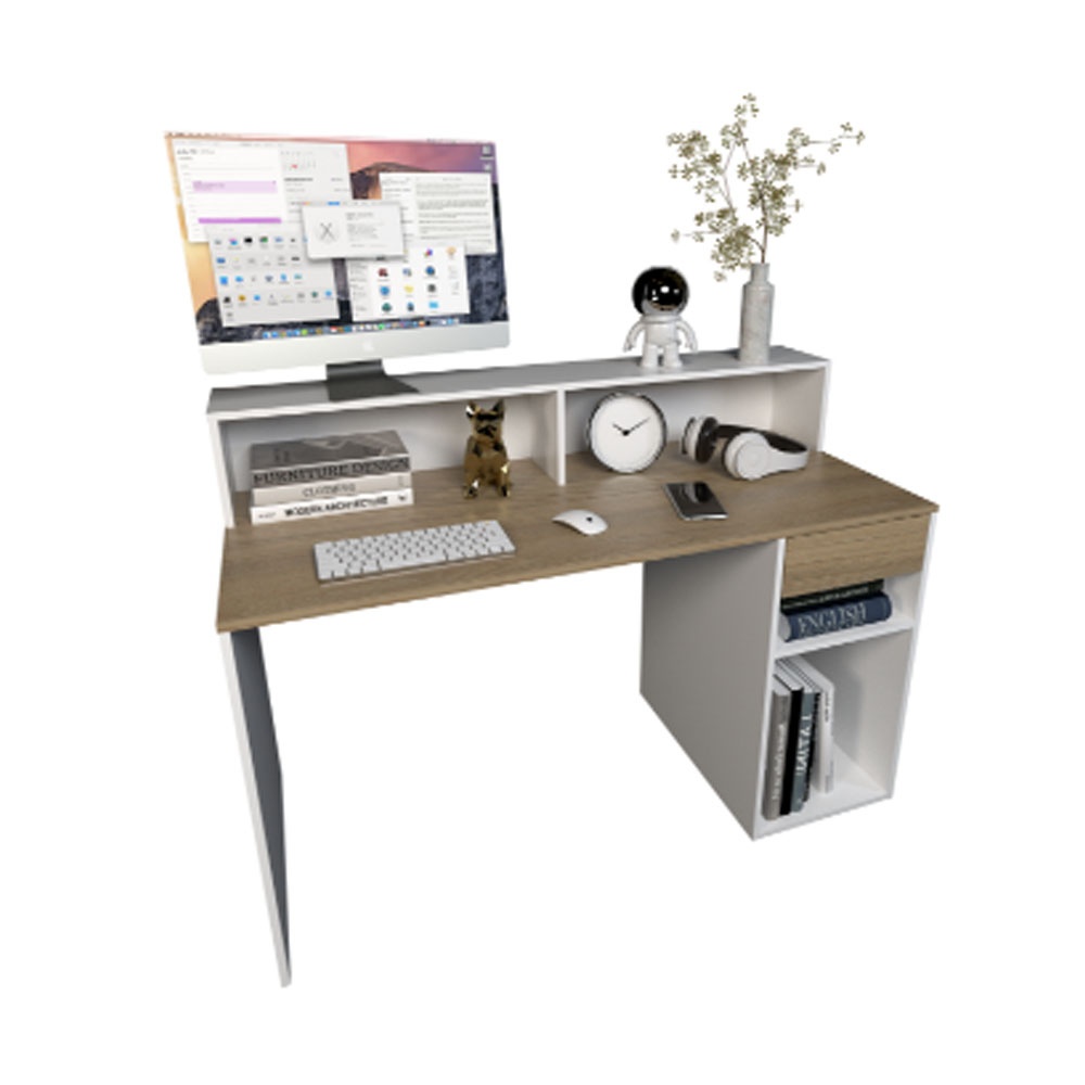 Escritorio Con Repisa Olmo F. Everest Tables