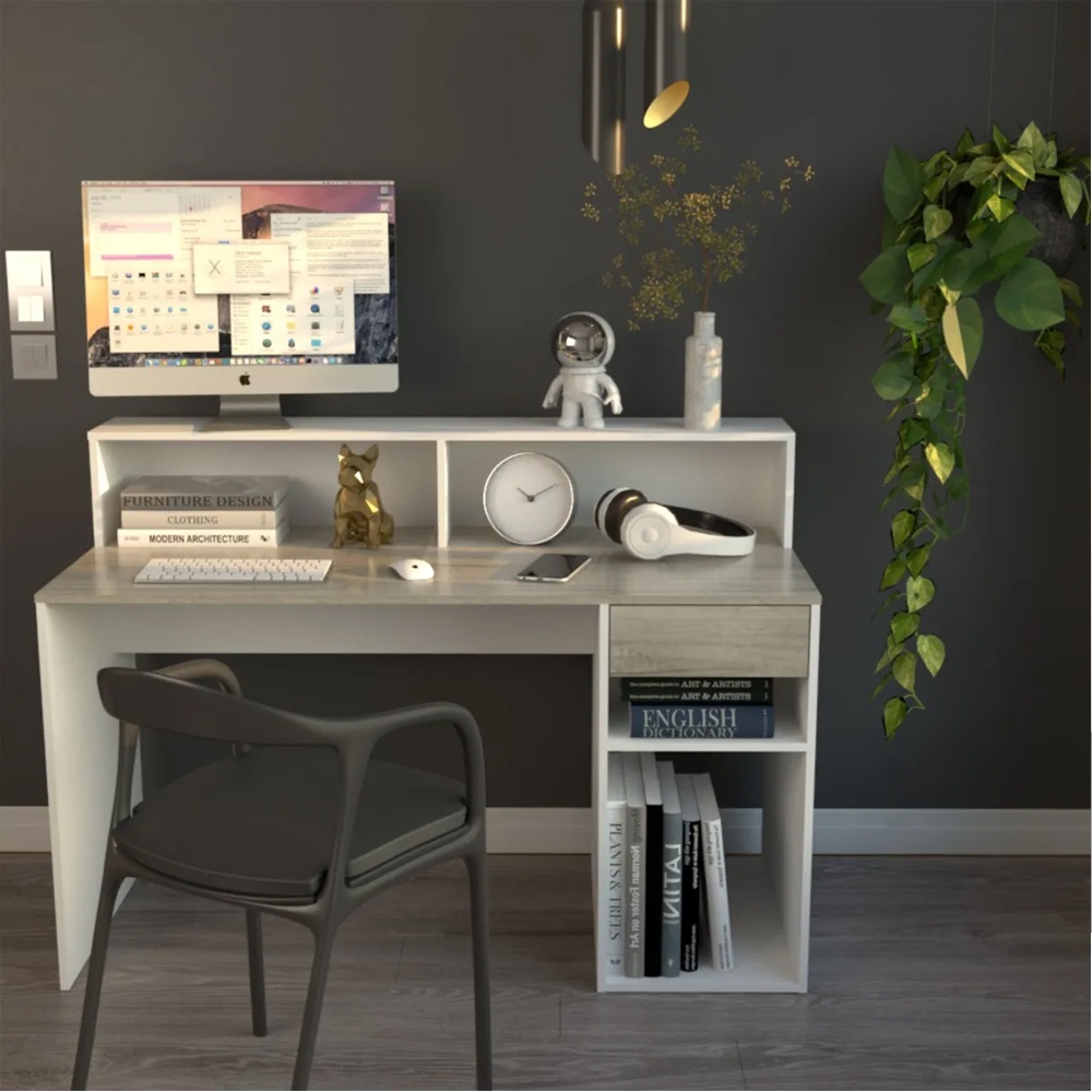 Escritorio Con Repisa Everest Tables