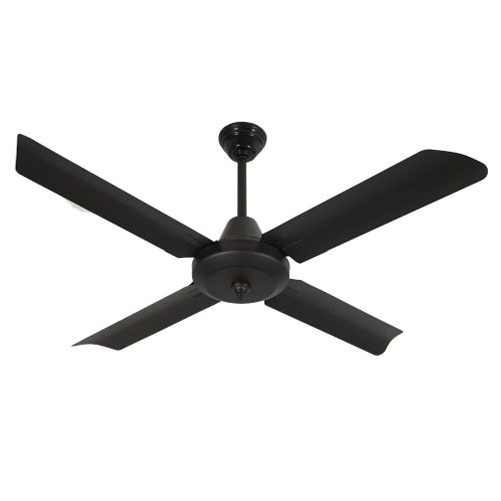 Ventilador Techo Severbon 4 Palas Madera Wengue Negro