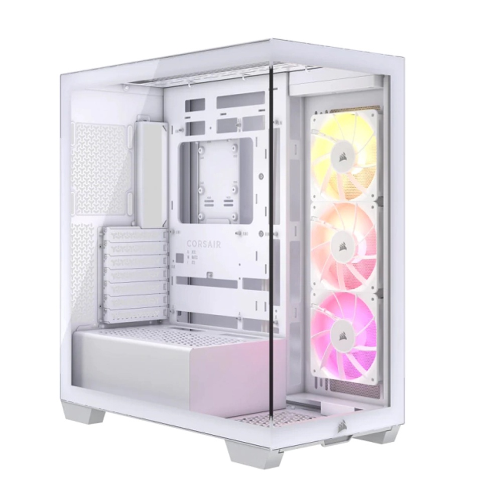 Gabinete Corsair 3500X TG Mid-Tower ARGB Fan x3 White
