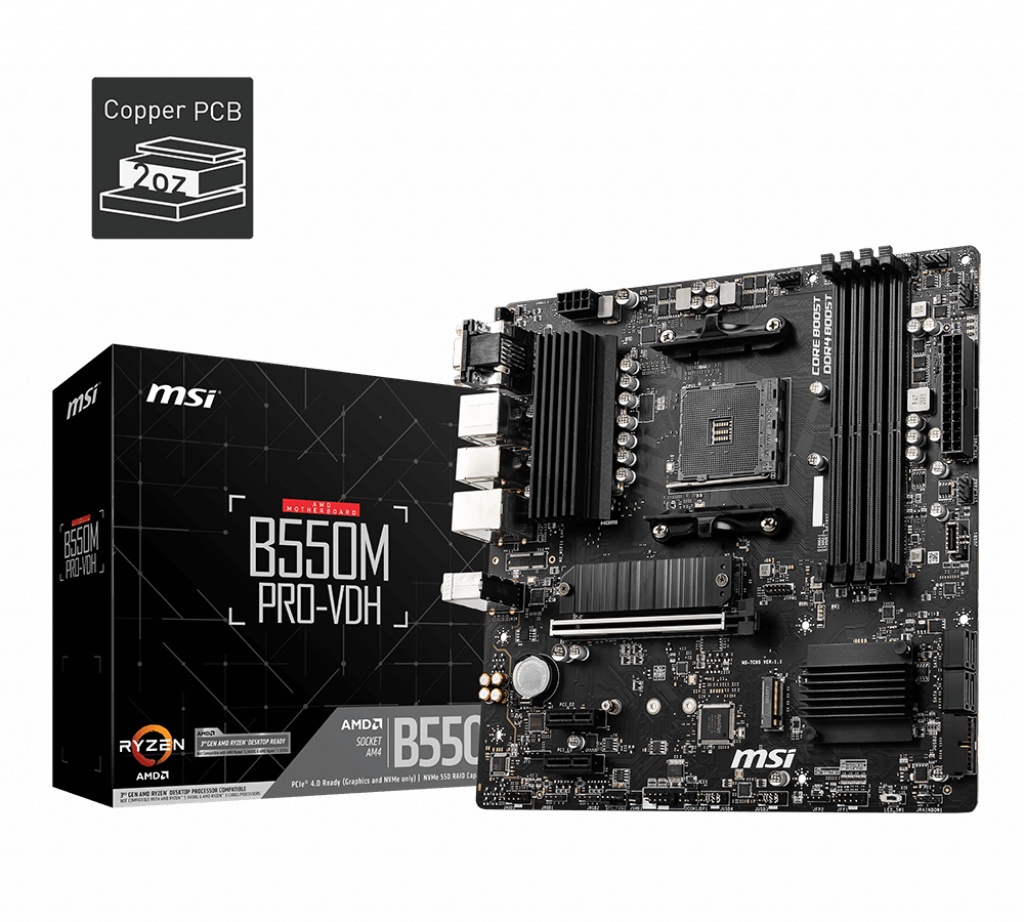 Mother MSI B550M PRO-VDH sAM4 DDR4