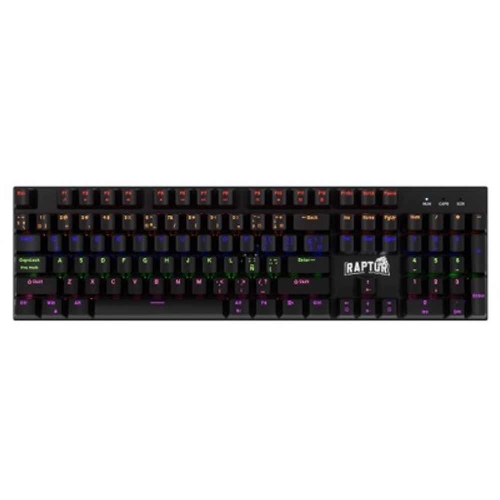 Teclado Raptor M104 Mecanico Retroiluminado Switch Red