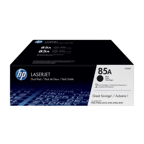 Toner HP 85A Black Dual Pack LaserJet Cartridge