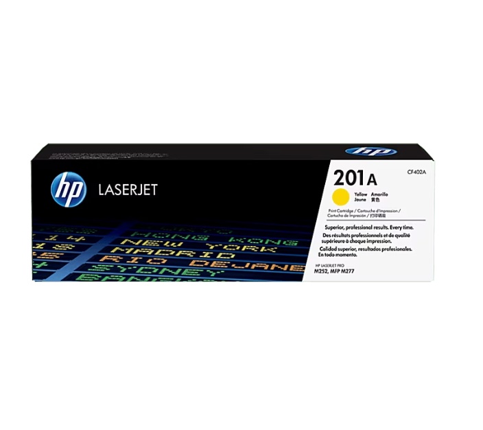 Toner HP 201A Yellow LaserJet Cartridge