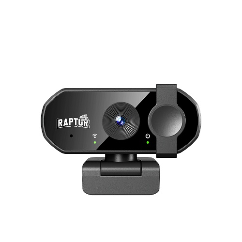 Webcam Raptor Vision 4K Microfono Tapa
