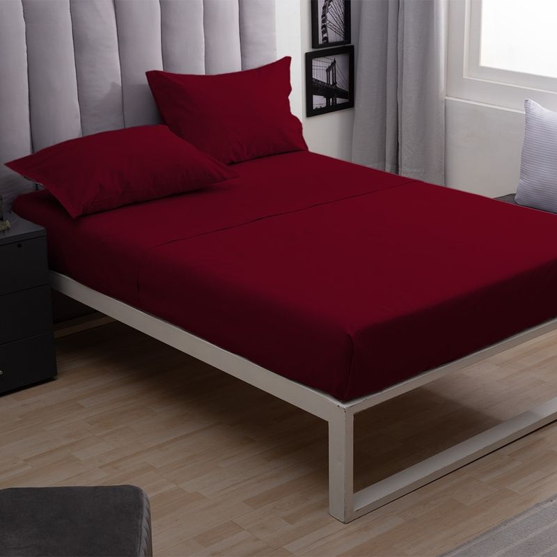 Sabana Queen Casablanca Oro Plus Scarlet Sage