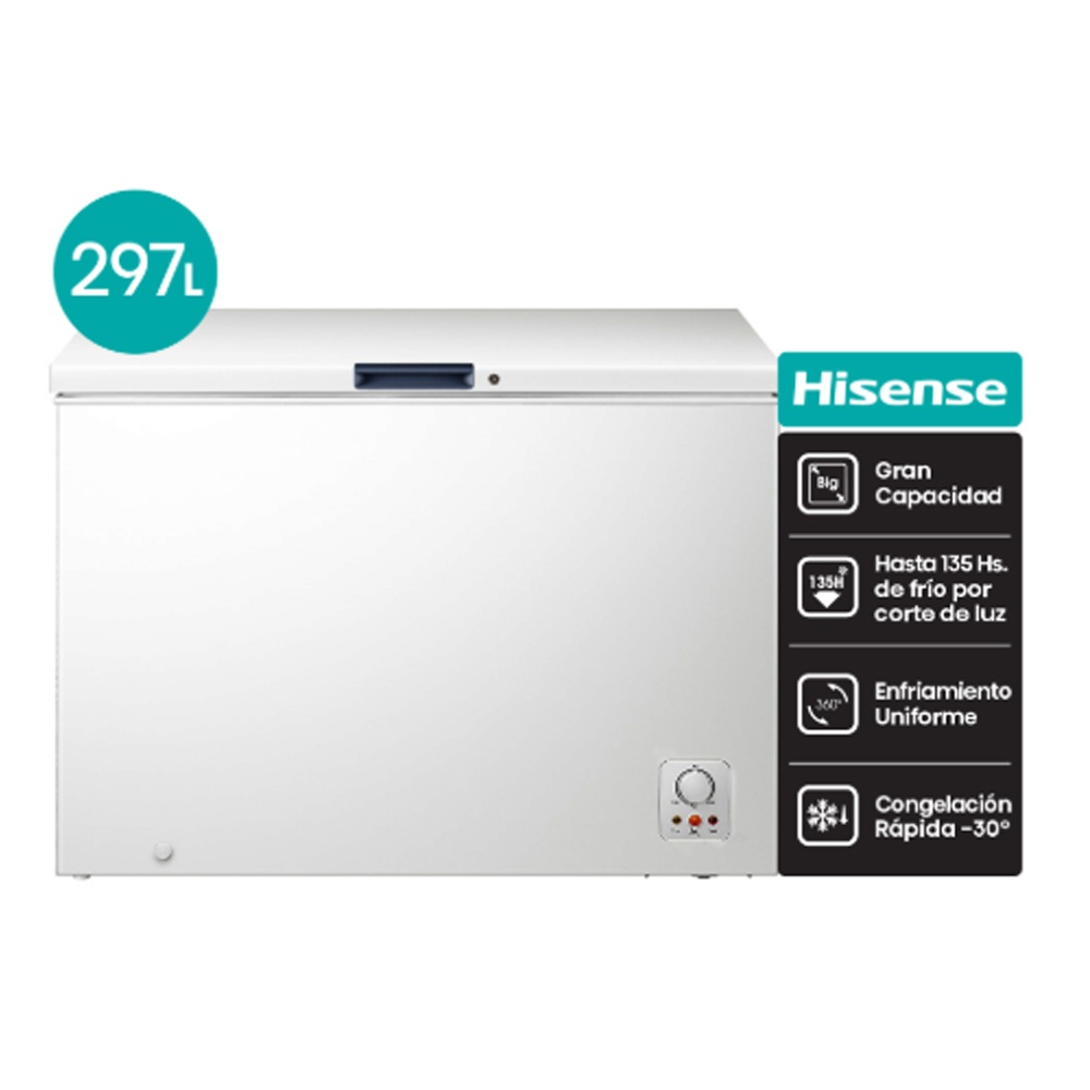 Freezer Hisense 297 Lts CF3N297NEW