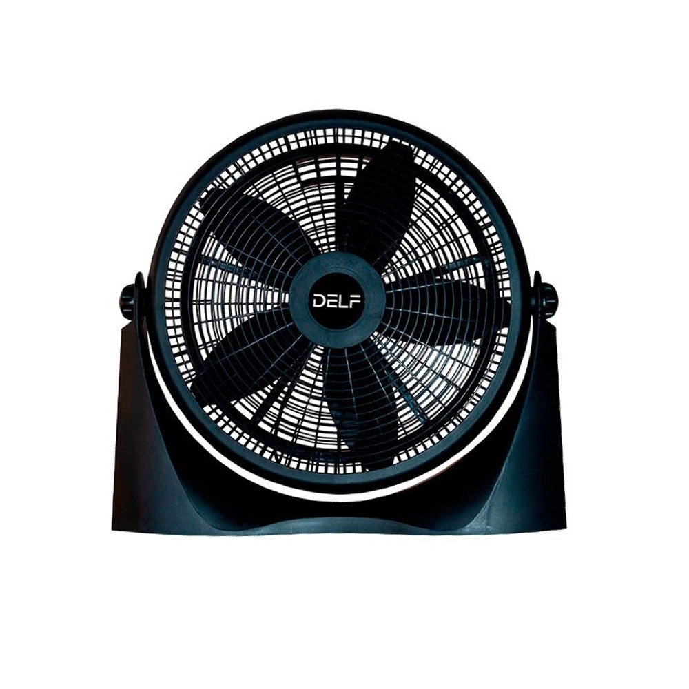 Ventilador Turbo Delf 12" Negro