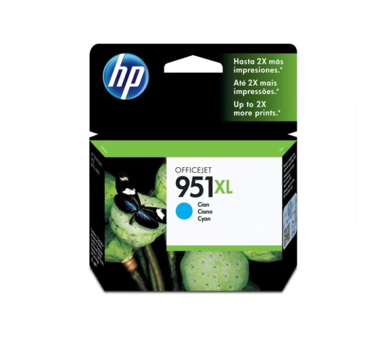 Cartucho HP 951XL Cyan Ink Cartridge CN046AL