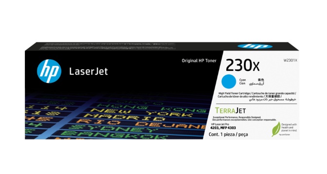 Toner HP 230X Cyan Original LaserJet Toner W2301X