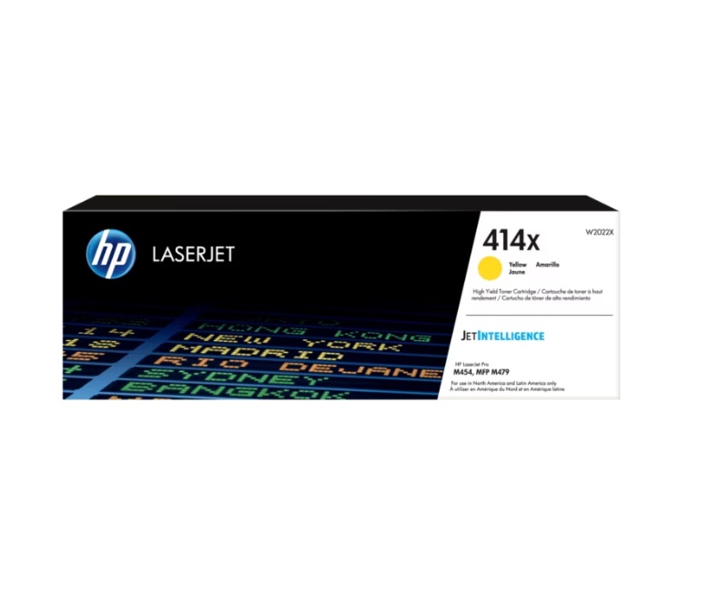Toner HP 414X Yellow Toner Cartridge W2022X