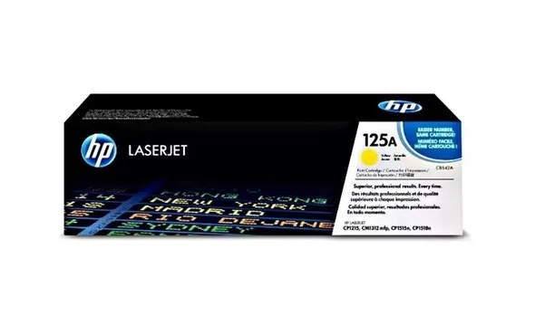 Toner HP LaserJet 125A Yellow Crtg CP1215|1515 CB542A