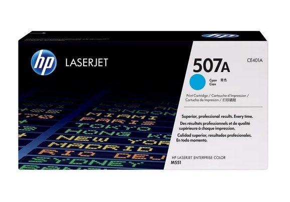 Toner HP 507A Cyam CE401A