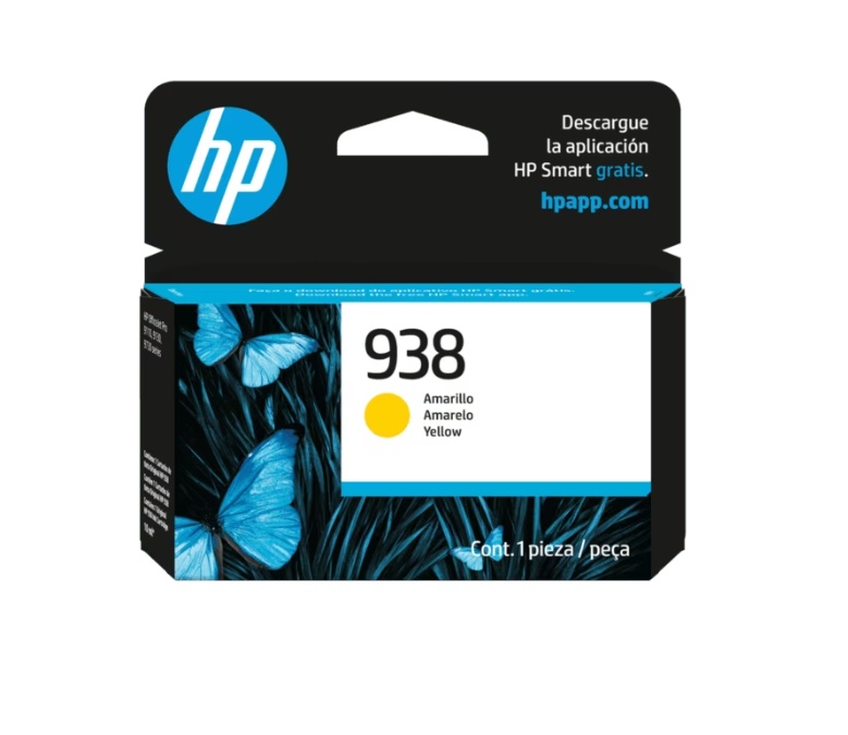 Cartucho HP 938 Yellow Ink Cartridge 4S6X7PL