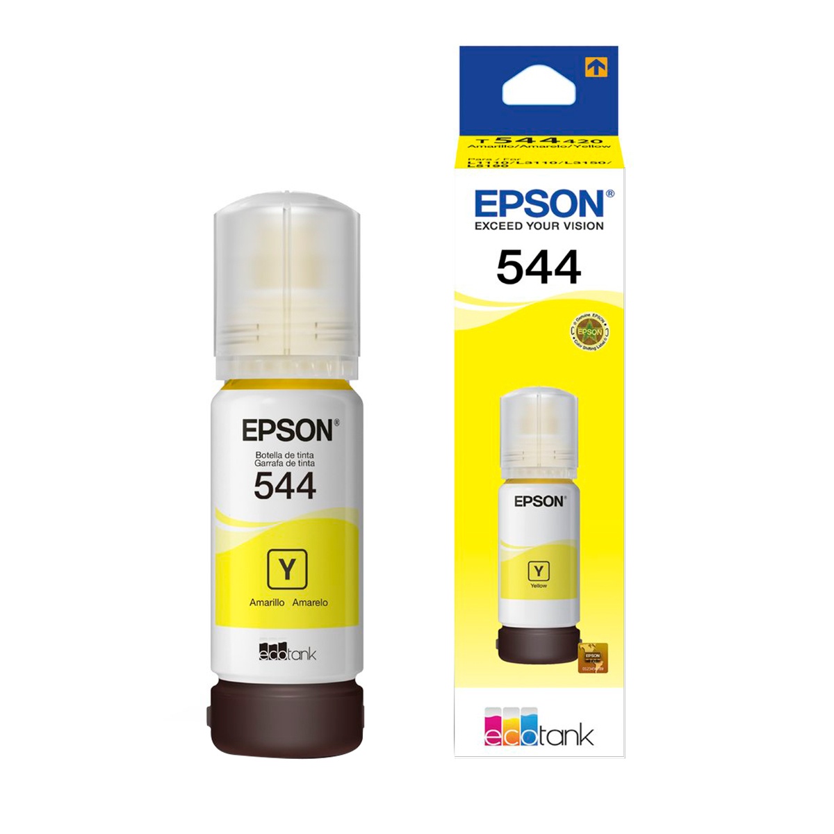 Botella Epson T544420-al Amarillo