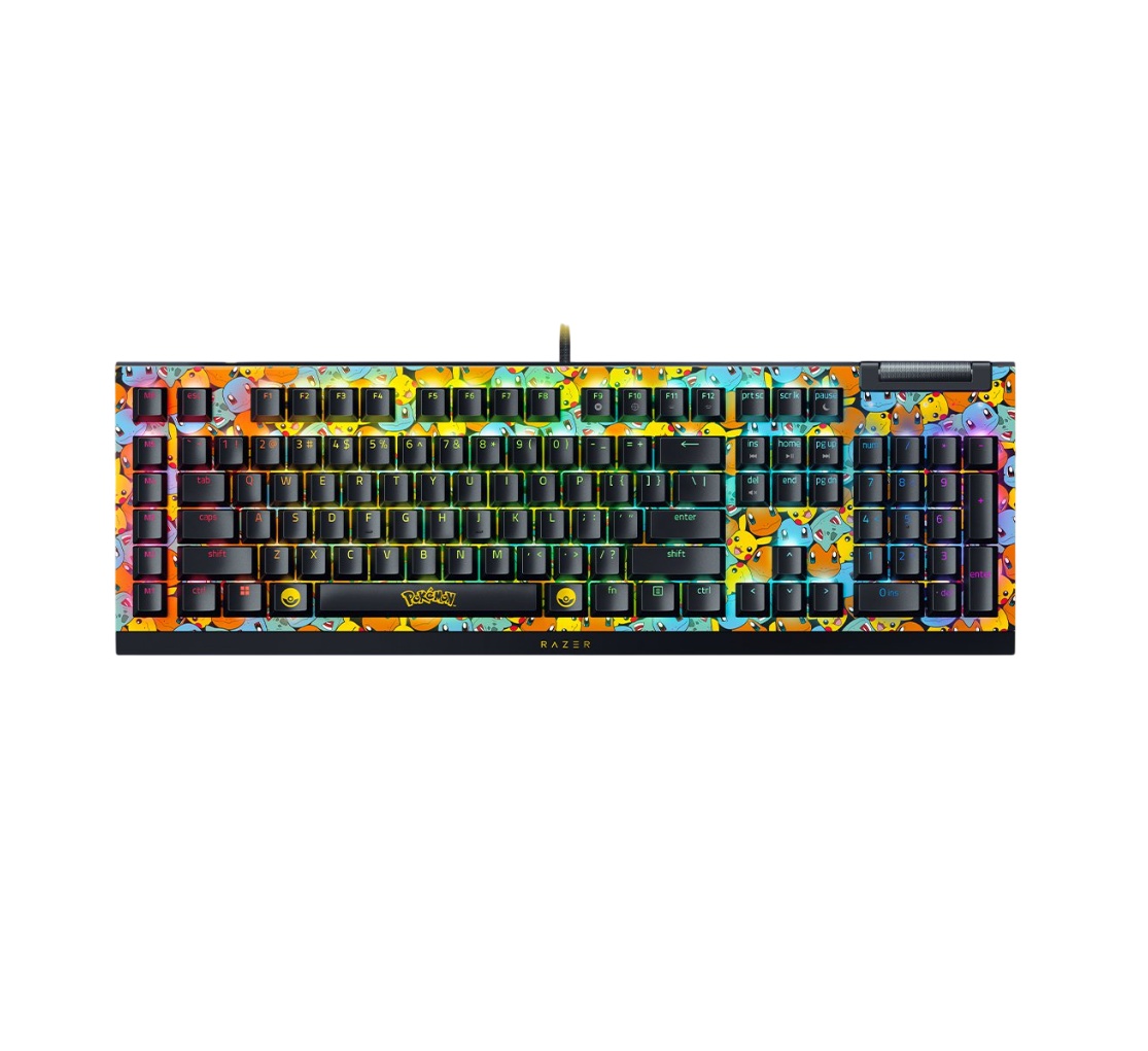 Teclado Razer BlackWidow V4 X Pokémon Edition