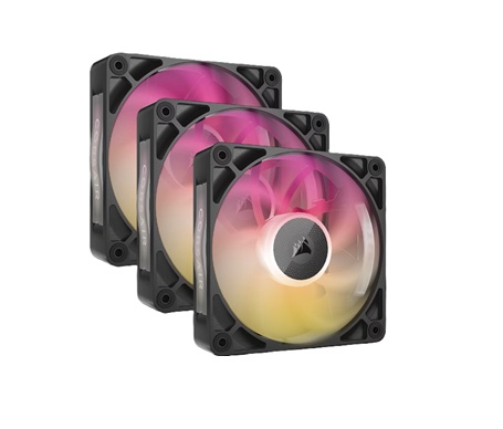 Fan Cooler Corsair iCUE LINK RX120 MAX RGB 120mm Black Pack x3