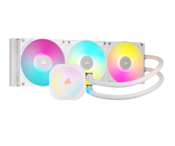 Water Cooling Corsair iCUE LINK TITAN 360 RX RGB 3x CPU Cooler 360mm White