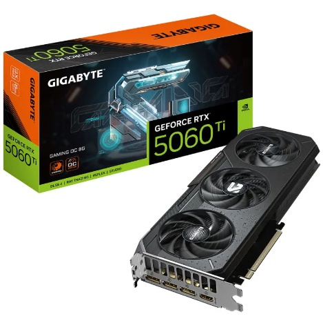 Placa de Video Gigabyte GeForce RTX 5060 Ti GAMING OC 8G