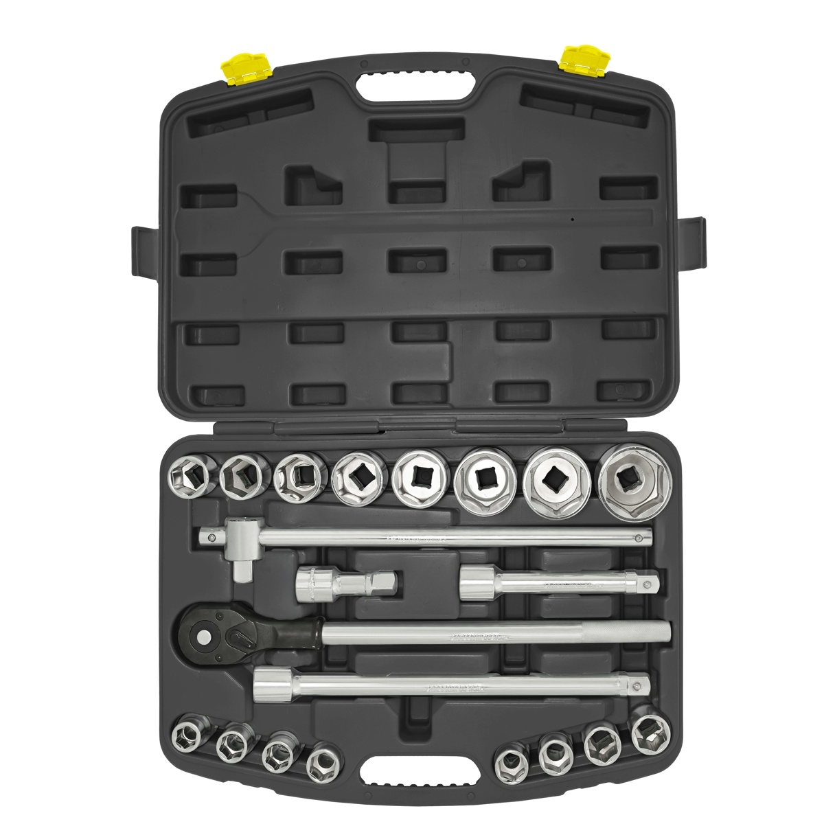Juego de Bocallaves 21 Pcs Metricas 3|4" Crossmaster