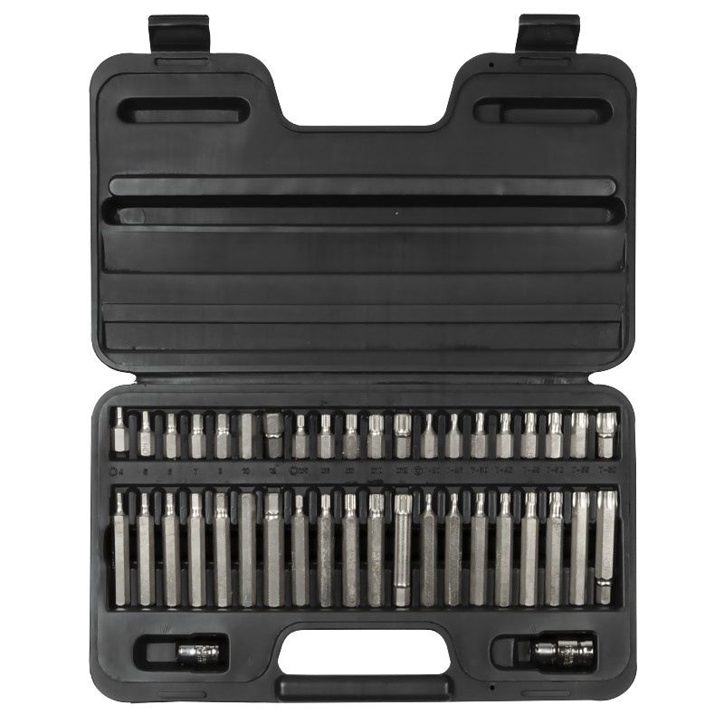 Juego de 42 Puntas Combinadas T20 A T60 Crossmaster