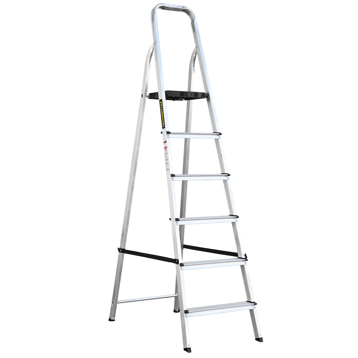 Escaleta Aluminio Crossmaster Domestica 6 Esc - 186Cm