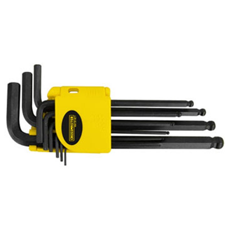 Juego de 9 Llaves Hexagonales 1|16" A 3|8" Lar Crossmaster