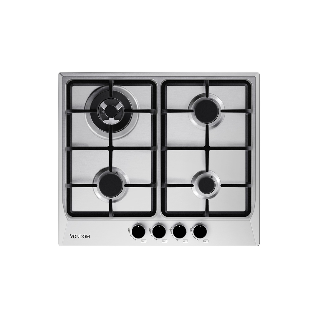 Anafe a Gas Vondom Empotrable Acero Inoxidable 60 cm