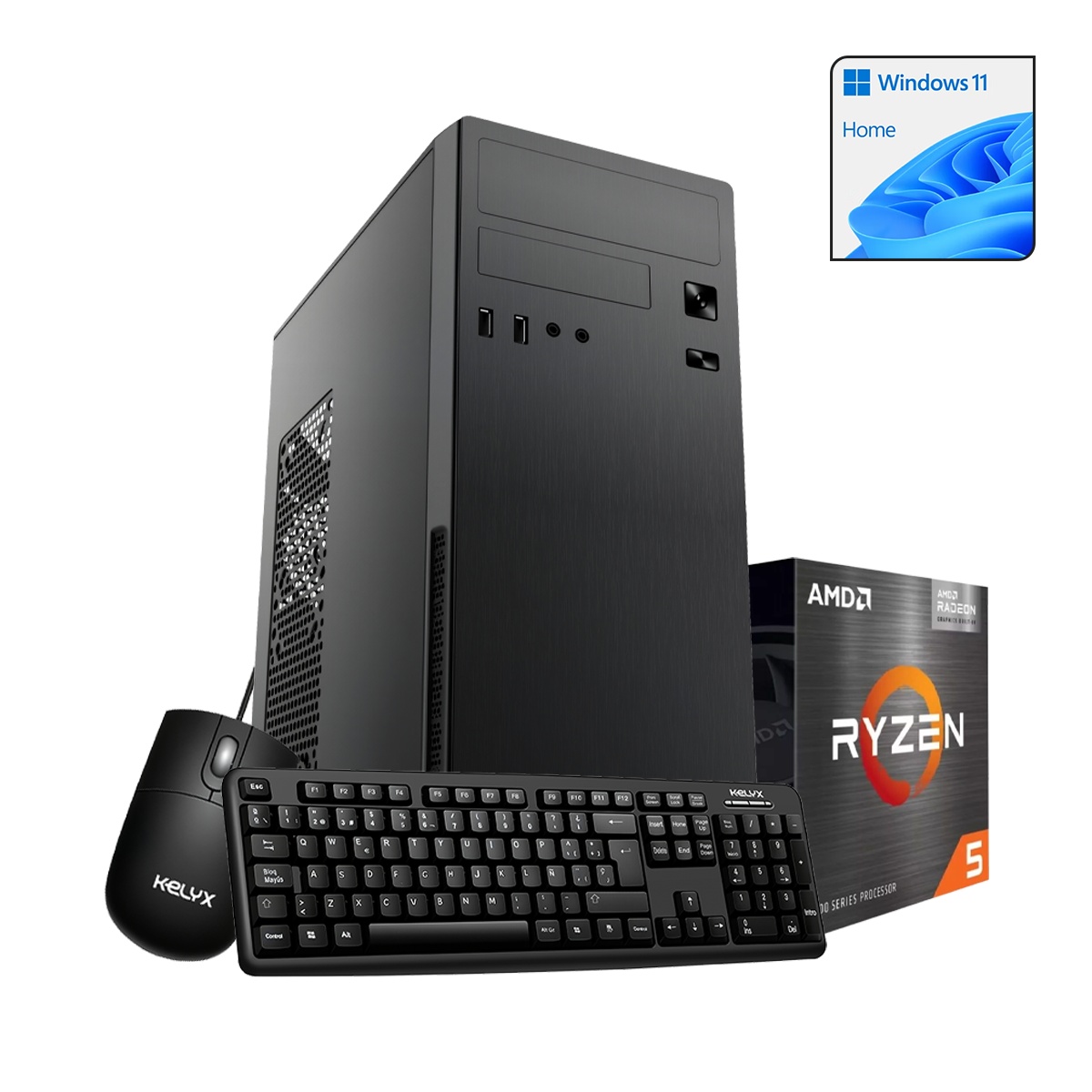 Pc Kelyx AMD Ryzen 5-5600GT 8 Gb M.2 512 Gb Win 11 Home