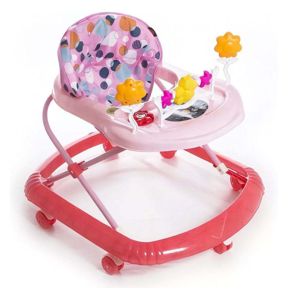 Andador musical con juegos 3004 Bebesit  Rosa