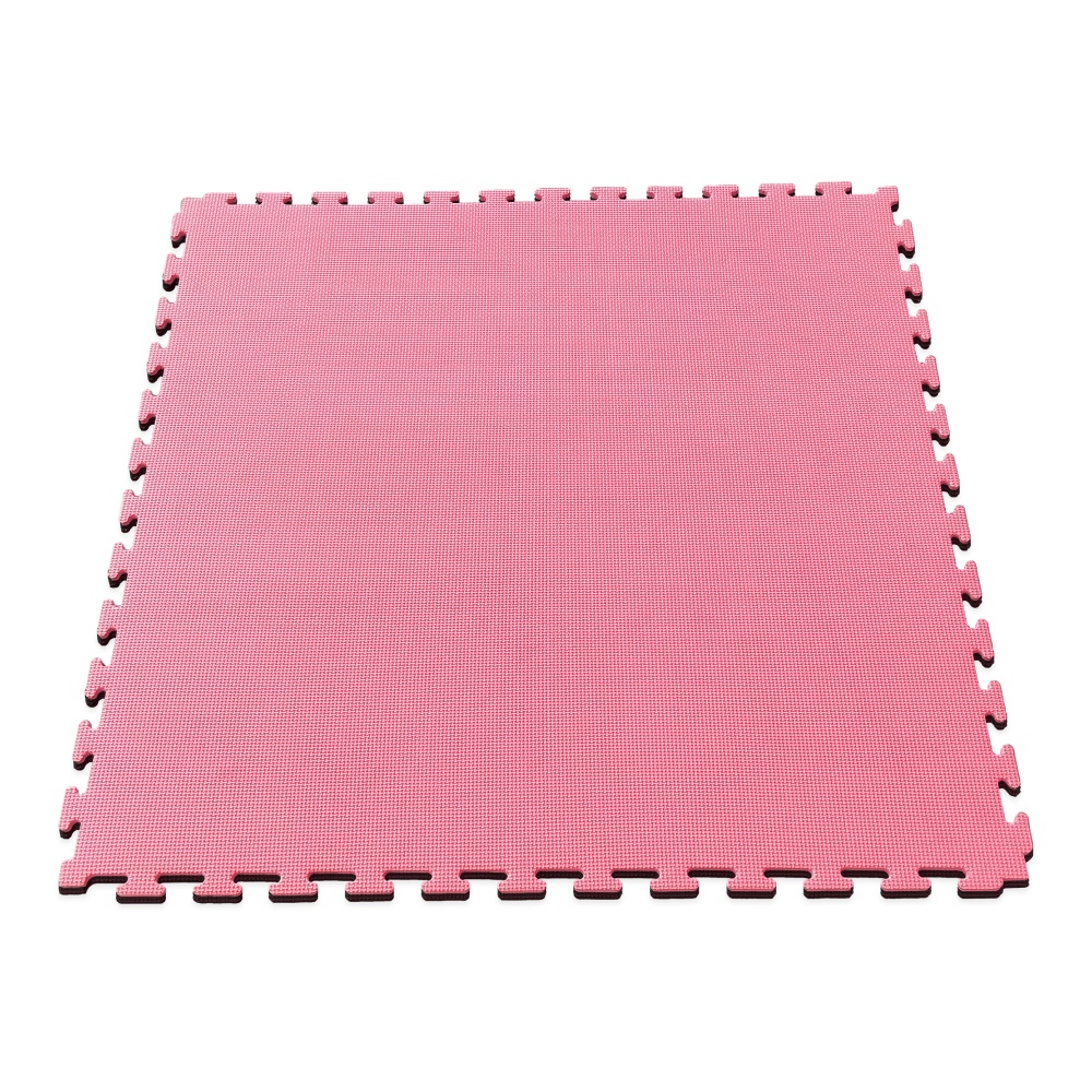 Piso Goma Yoga Encastrable Negro|Rojo 100x100x2cm Randers