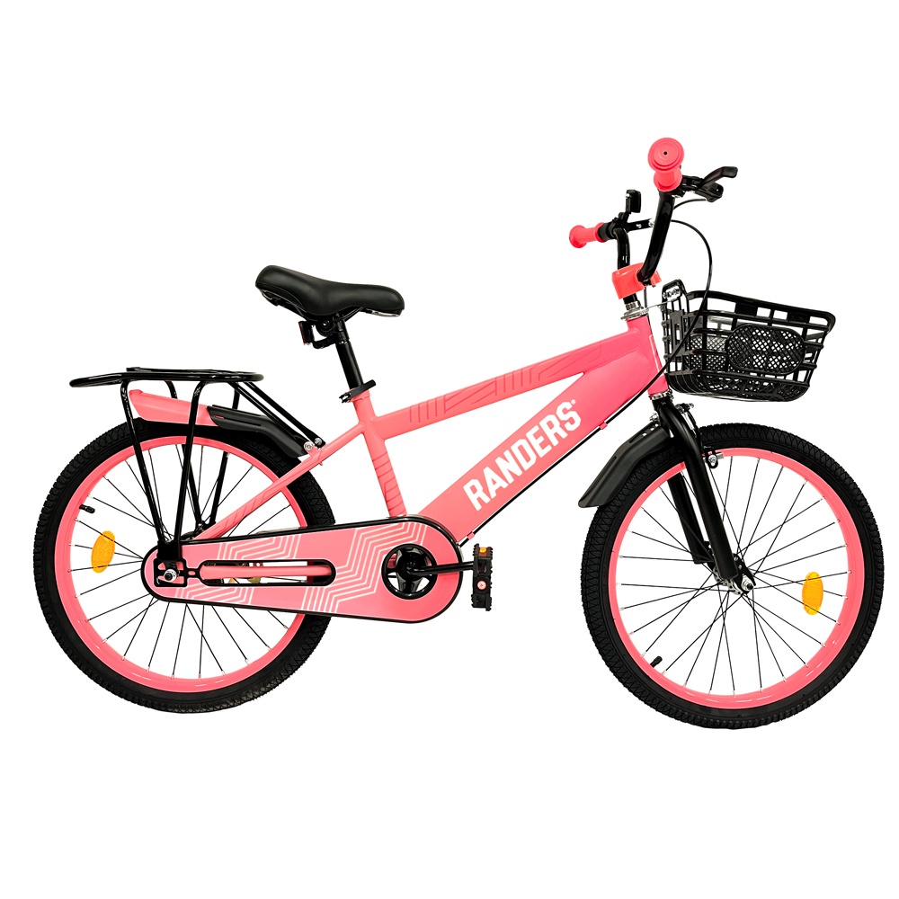 Bicicleta Infantil con canasto Randers Rodado 20 Rosa