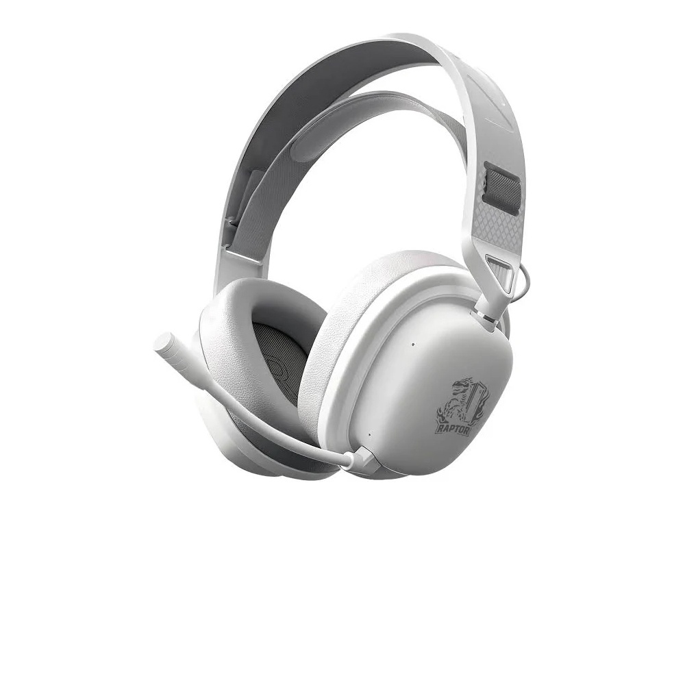 Auricular Gamer Raptor Inferno PRO X 7.1 Wireless c|Dongle Blanco