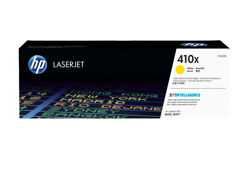 Toner HP 410X Yellow  CF412X
