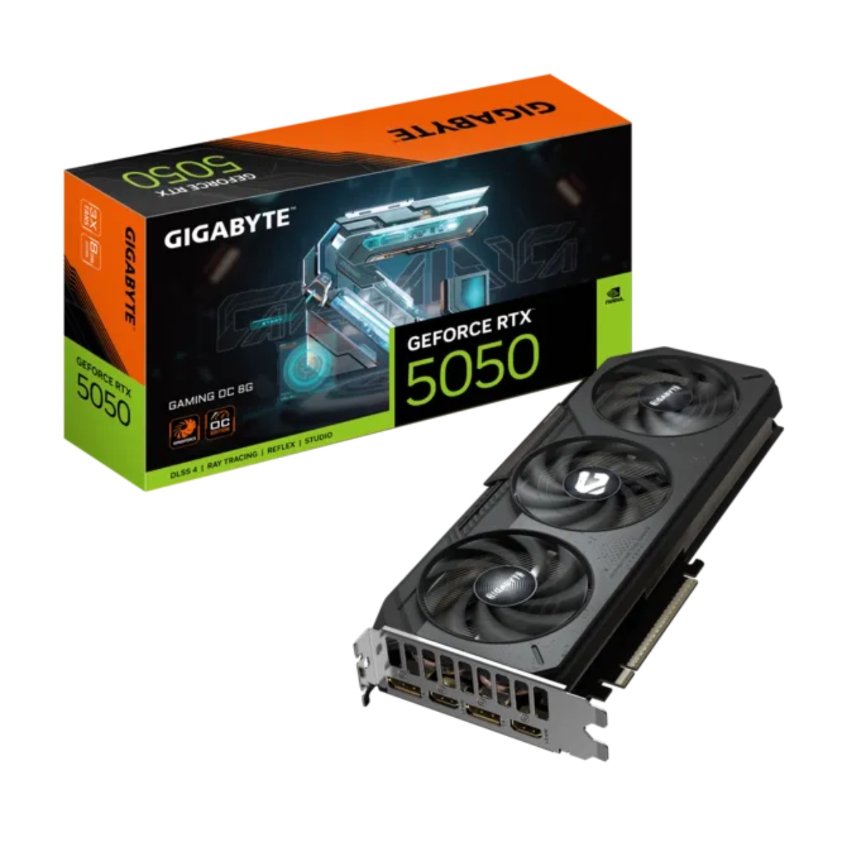 Placa de Video Gigabyte GeForce RTX 5050 GAMING OC 8G