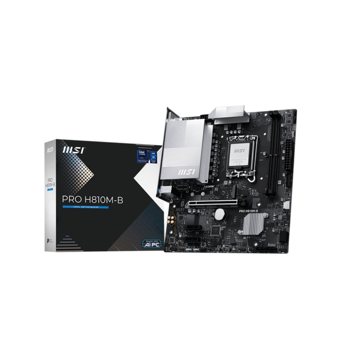 Mother MSI PRO H810M-B DDR5 1851 (Serie Ultra)