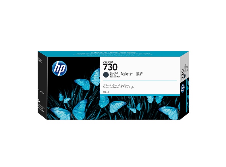 Cartucho HP P2V71A 730 300-ml Matte Black Ink