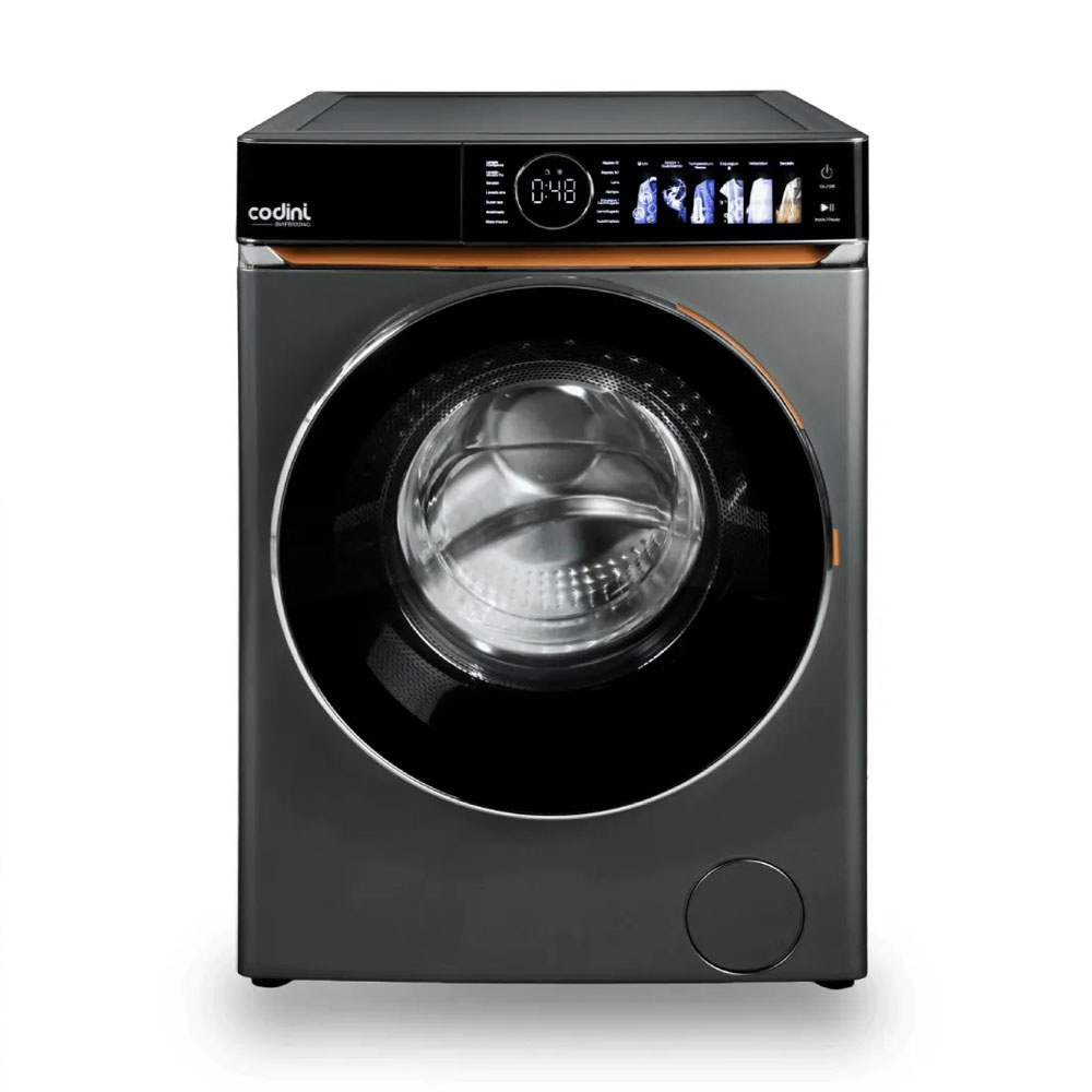 Lavasecarropas Codini 10 kg Carga Frontal Gris
