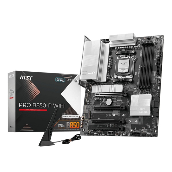 Mother MSI PRO B850-P WIFI DDR5 AMD5 (Serie 7000|8000|9000)
