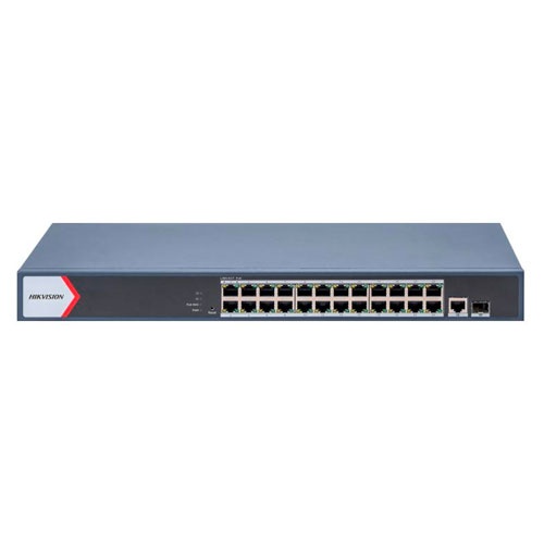 Switch Hikvision 24 Puertos PoE Administrable Lan DS-3E1526I