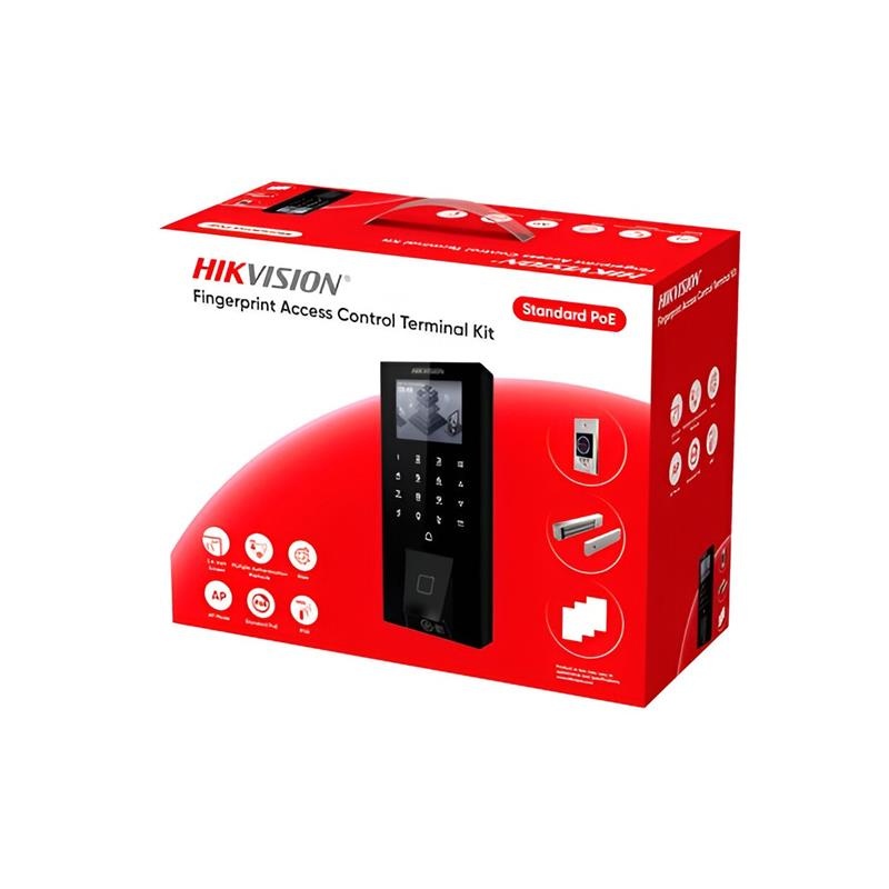 Kit Control Acceso Hikvision Huella DS-KAS807
