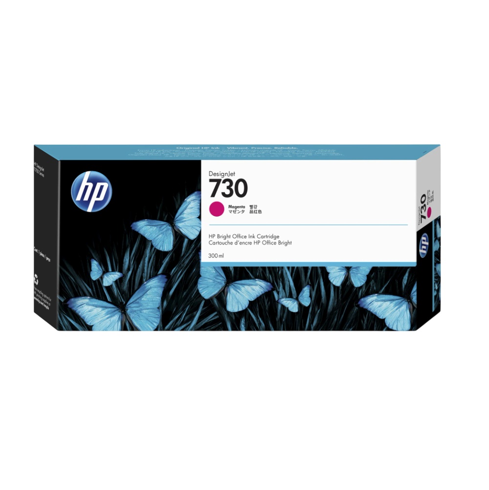 Cartucho P2V69A HP 730 300-ml Magenta Ink Cartridge