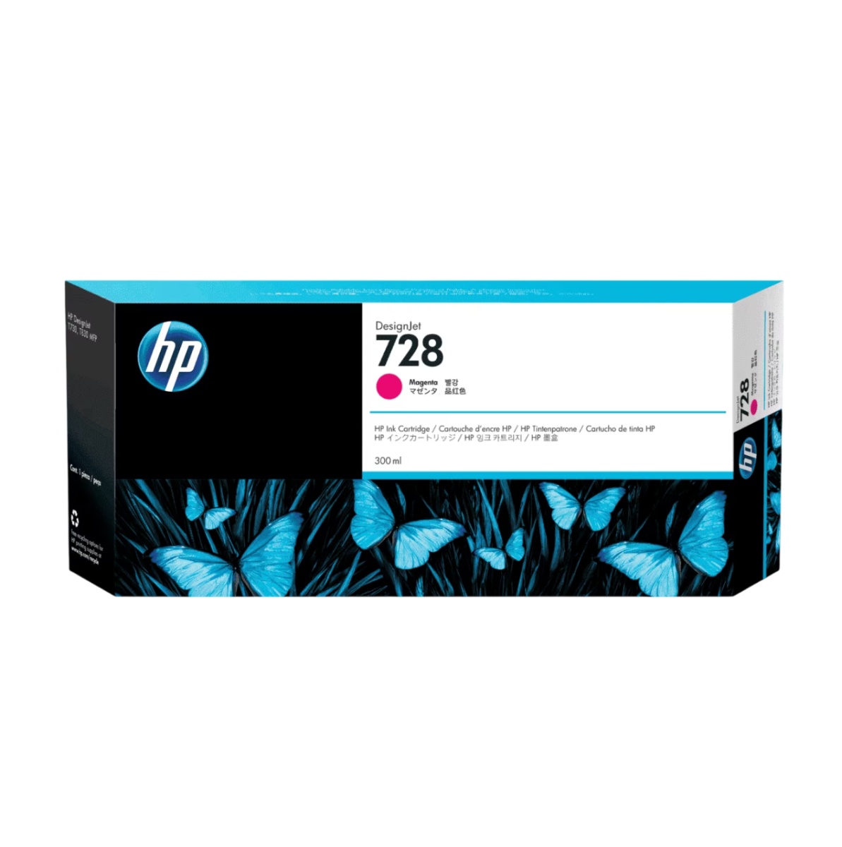 Cartucho F9K16A HP 728 300-ml Magenta Ink Cartridge