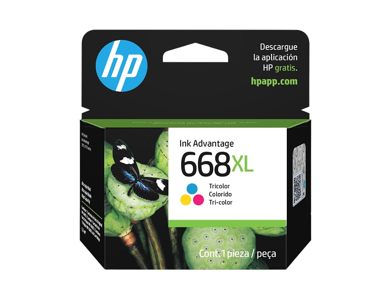 Cartucho 7FP38VL HP 668XL Tri-Color Ink Cartridge