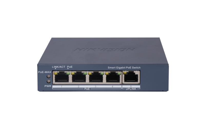 Switch Hikvision 5 Puertos DS-3E1505P-EI