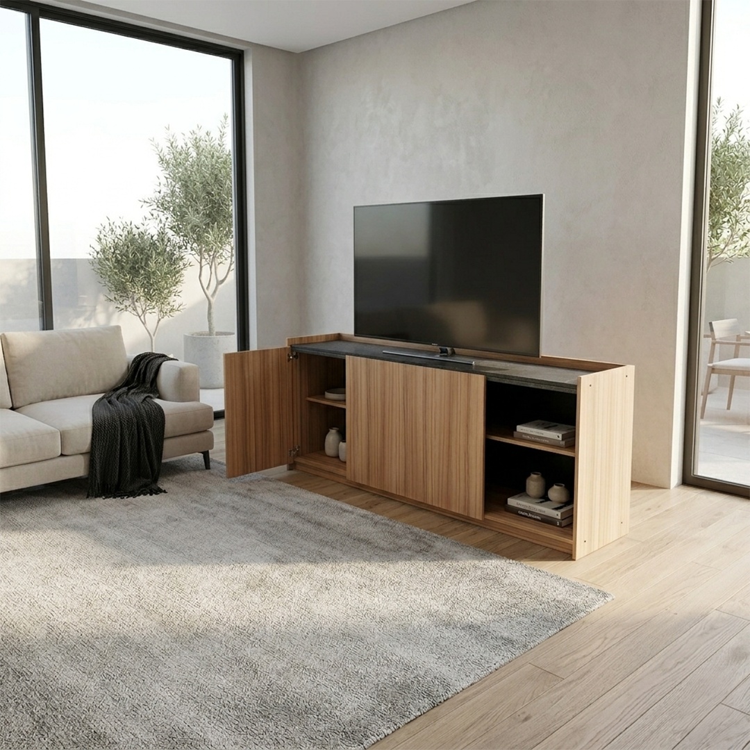 Bahiut 1,80 m 4 Puerta Coco Bolo|amberes Tables